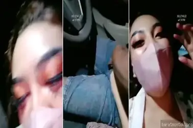 Cewek cantik coli sambil godain sopir taksi